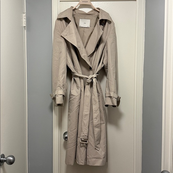 Mango Jackets & Blazers - MNG by Mango Beige Belted Trench Coat 2XL